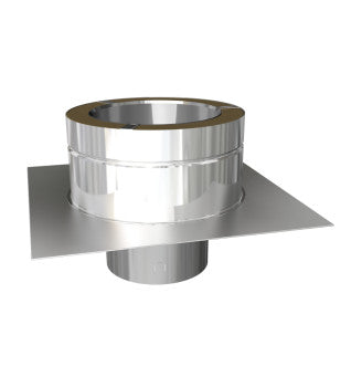 Dura Flue Flex Below to Twin Wall Stainless Steel Adapter 150mm - 6"