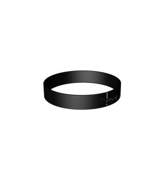 Dura Flue Matt Black Twin Wall Narrow Locking Band 125mm - 5"