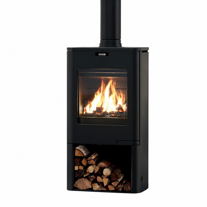 Tempus ACR Woodburning Stove on White 
Background