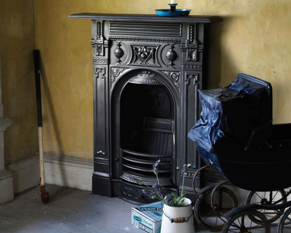 Carron Victorian Small Combination Fireplace Lifetsyle Black