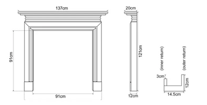 Wessex Fireplace Surround