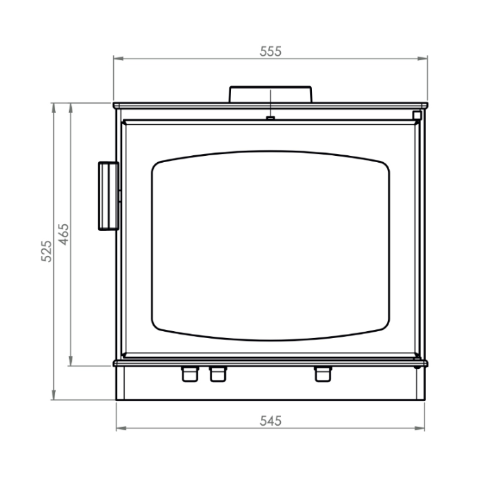 ACR_Wychwood_Multi_Fuel_Stove Dimensions