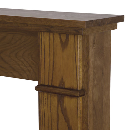 Berrington Fireplace Oak Unwaxed Close Up